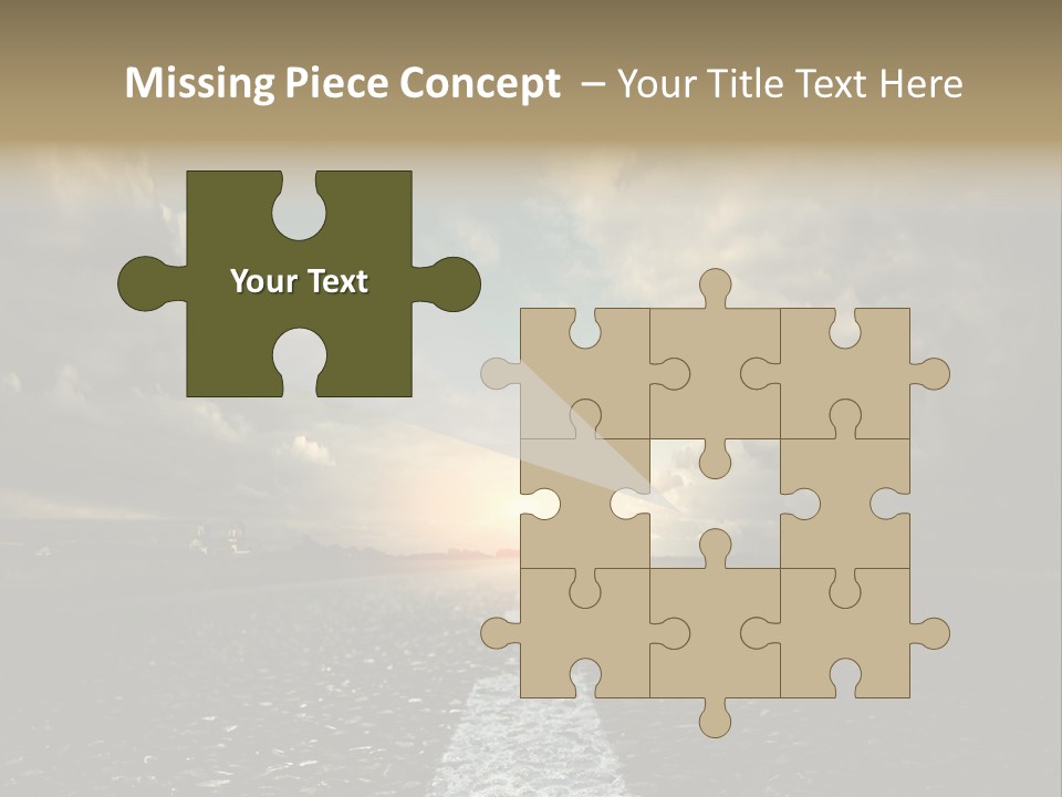 Spring Blue Blur PowerPoint Template