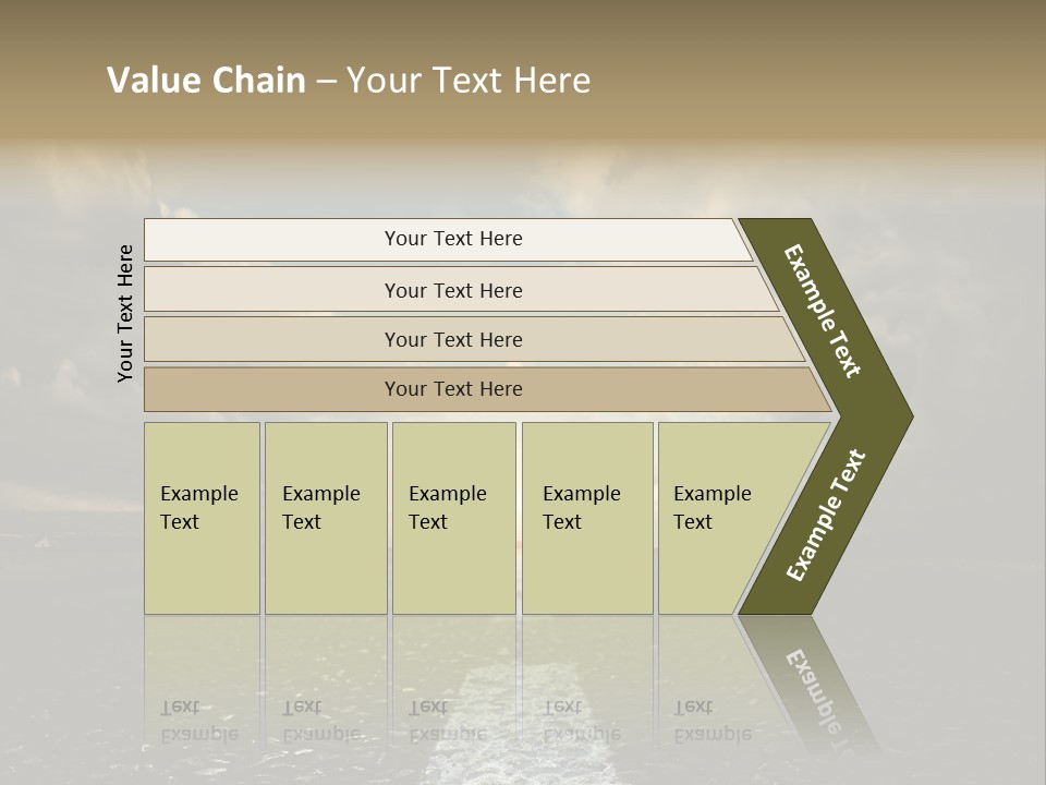 Spring Blue Blur PowerPoint Template