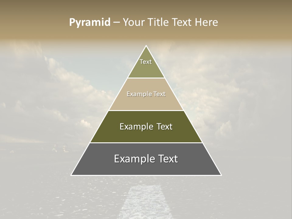 Spring Blue Blur PowerPoint Template