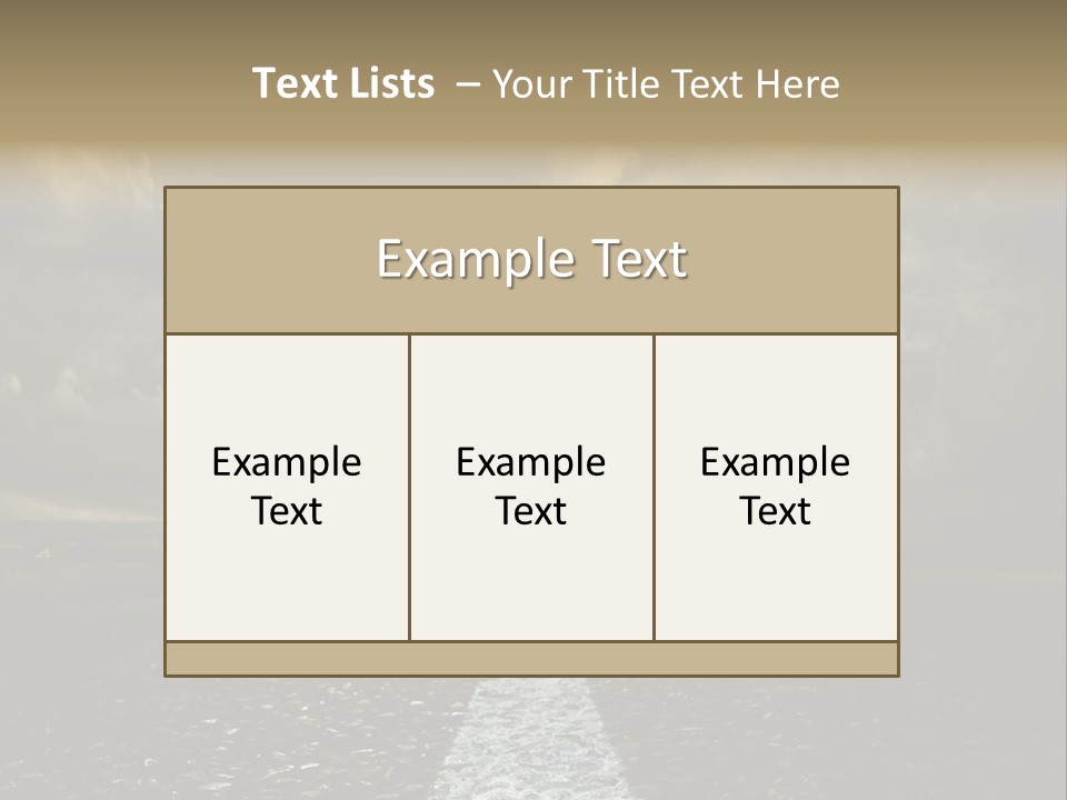 Spring Blue Blur PowerPoint Template