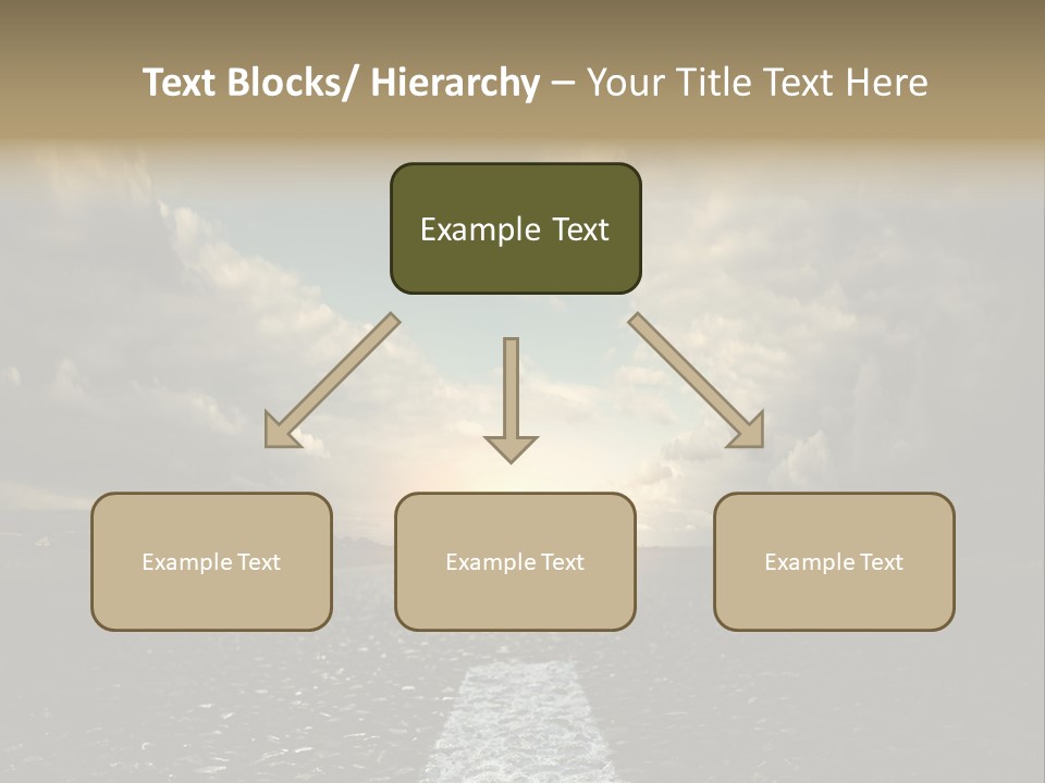 Spring Blue Blur PowerPoint Template