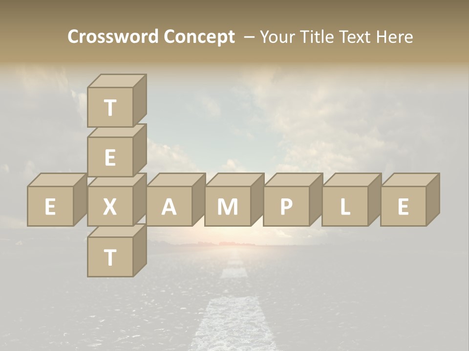 Spring Blue Blur PowerPoint Template