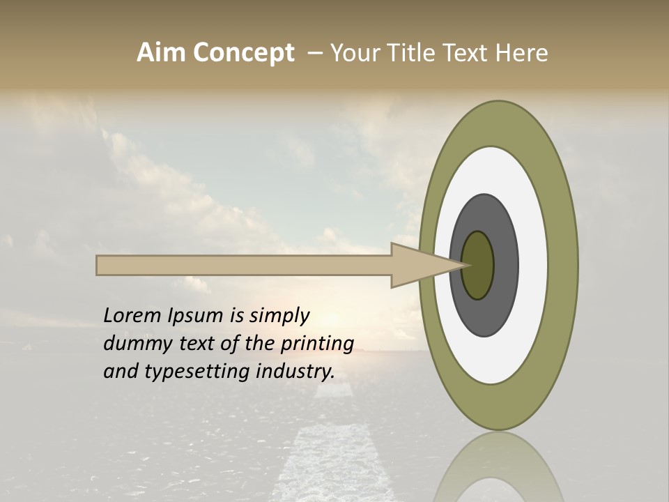 Spring Blue Blur PowerPoint Template