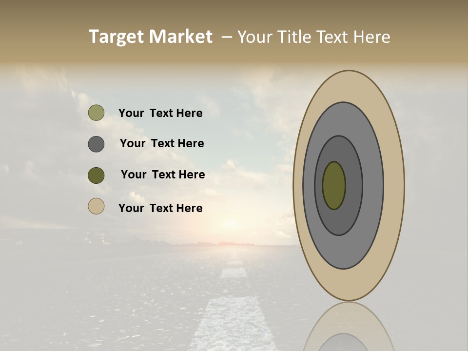 Spring Blue Blur PowerPoint Template