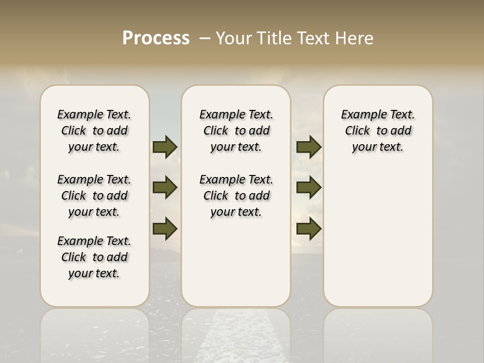 Spring Blue Blur PowerPoint Template