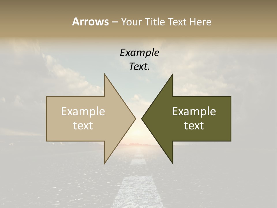 Spring Blue Blur PowerPoint Template