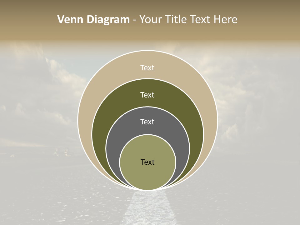 Spring Blue Blur PowerPoint Template