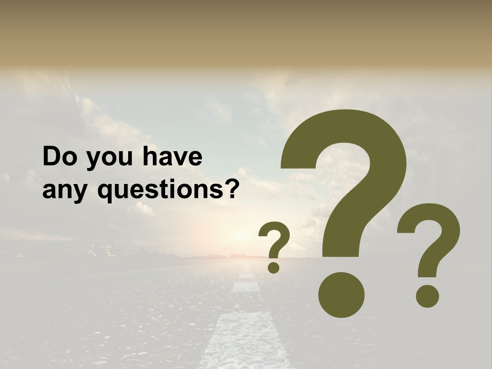 Spring Blue Blur PowerPoint Template