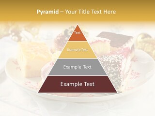 Decorated Dessert Custard PowerPoint Template