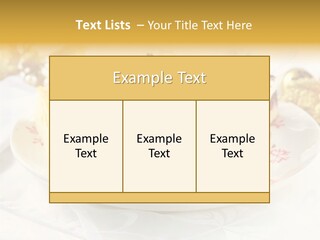 Decorated Dessert Custard PowerPoint Template