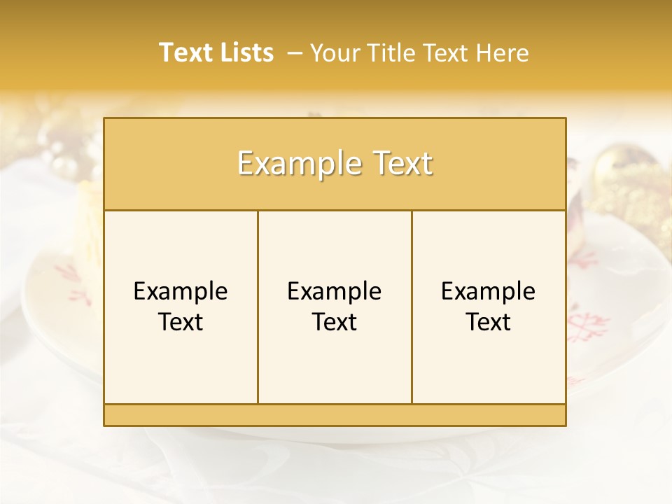 Decorated Dessert Custard PowerPoint Template