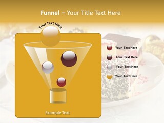 Decorated Dessert Custard PowerPoint Template