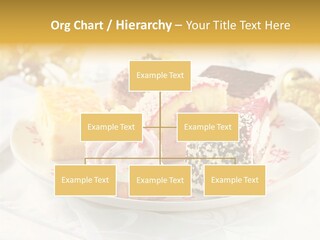 Decorated Dessert Custard PowerPoint Template