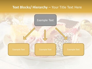Decorated Dessert Custard PowerPoint Template