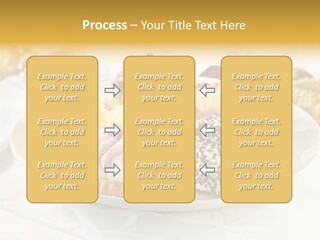 Decorated Dessert Custard PowerPoint Template