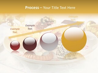 Decorated Dessert Custard PowerPoint Template