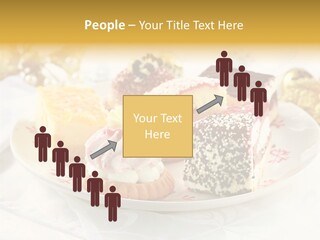 Decorated Dessert Custard PowerPoint Template