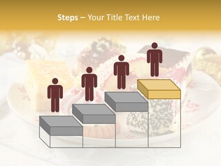 Decorated Dessert Custard PowerPoint Template