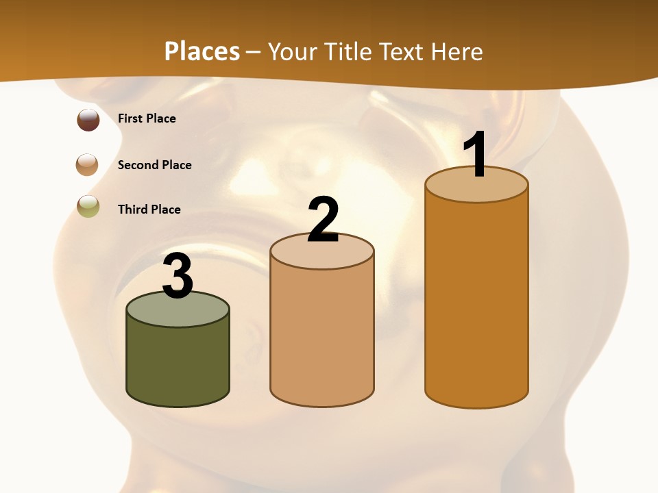 Penny Bank Piggybank Currency PowerPoint Template