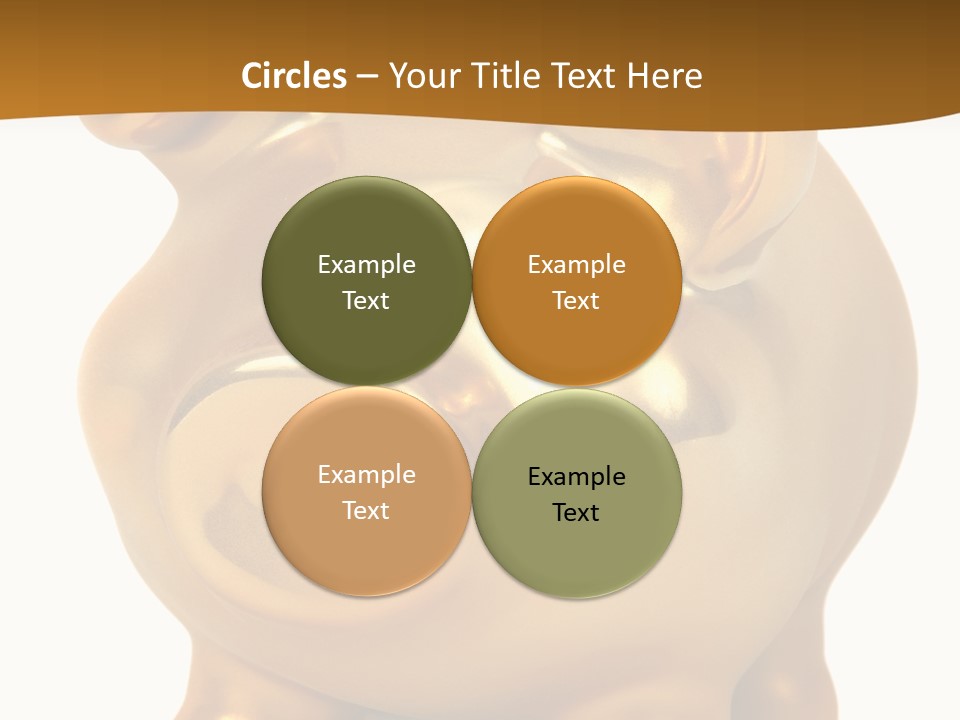 Penny Bank Piggybank Currency PowerPoint Template