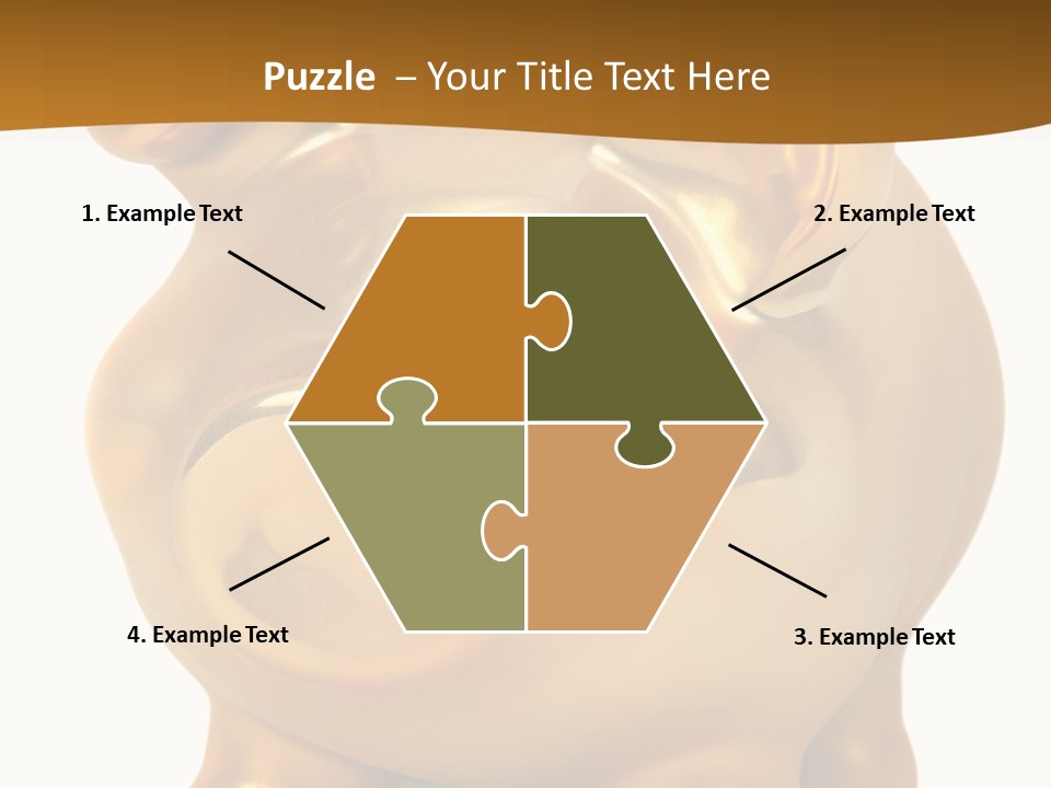 Penny Bank Piggybank Currency PowerPoint Template