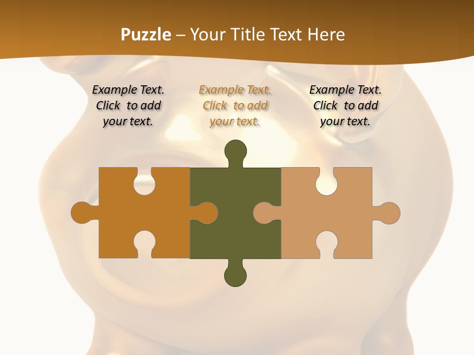 Penny Bank Piggybank Currency PowerPoint Template