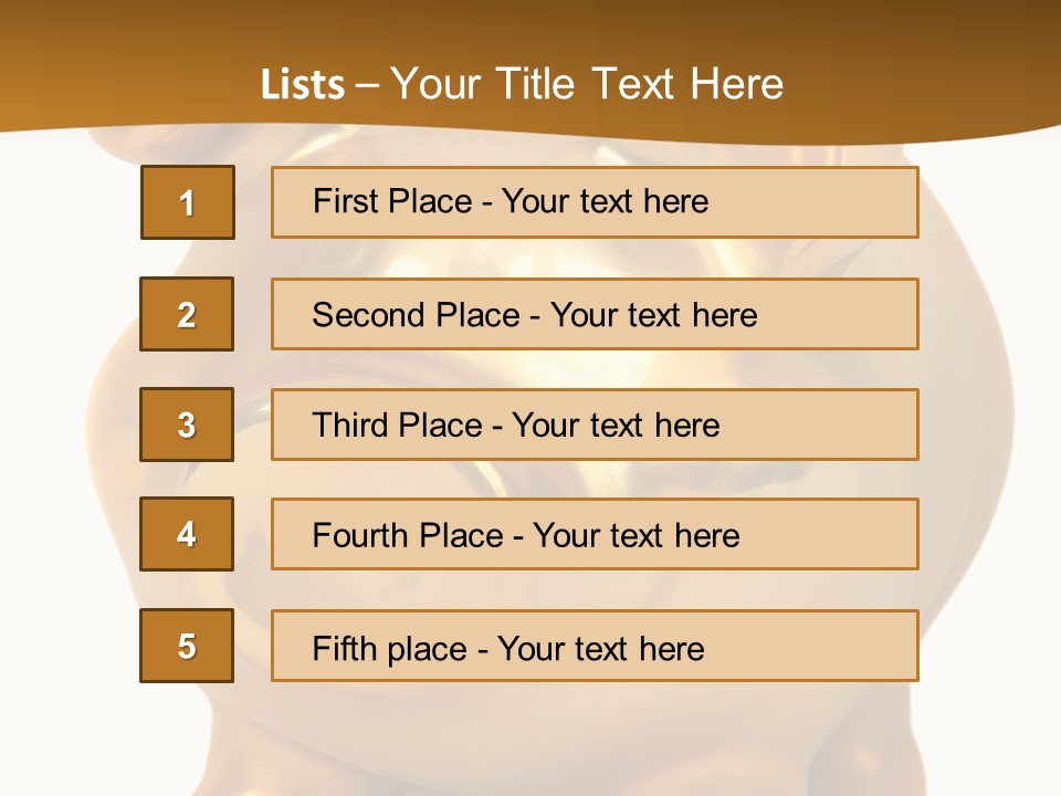 Penny Bank Piggybank Currency PowerPoint Template