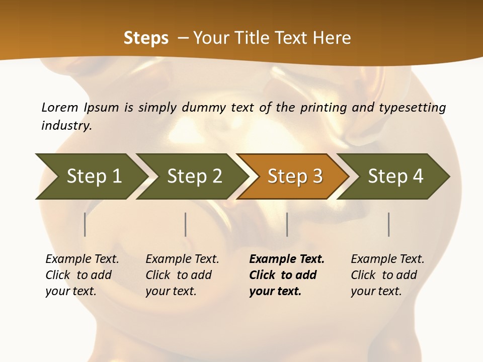 Penny Bank Piggybank Currency PowerPoint Template