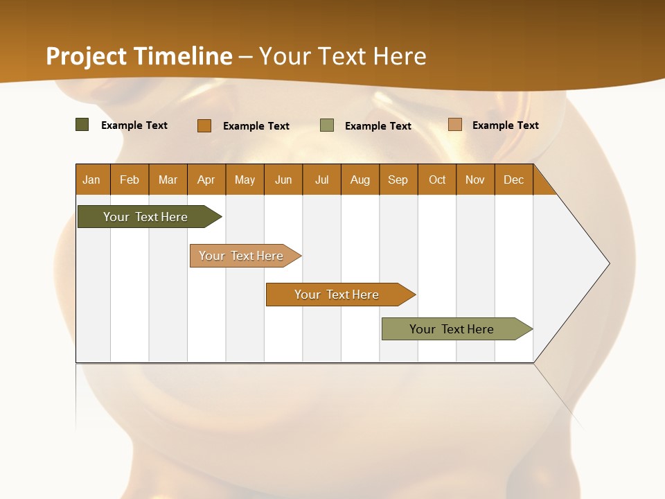 Penny Bank Piggybank Currency PowerPoint Template
