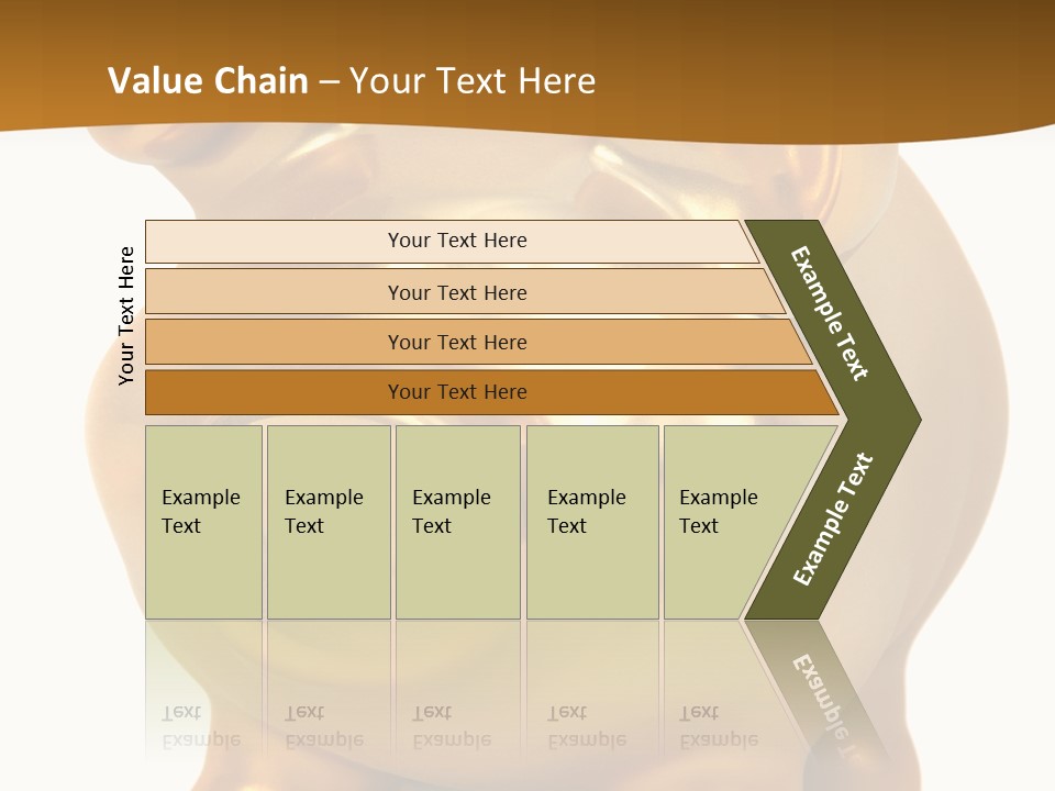 Penny Bank Piggybank Currency PowerPoint Template