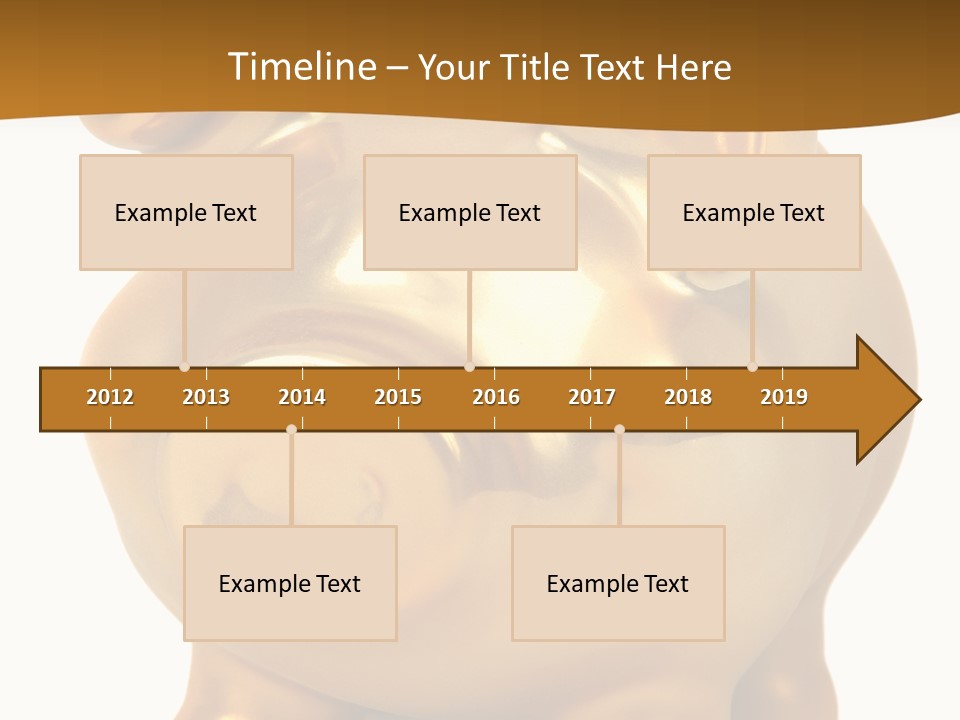 Penny Bank Piggybank Currency PowerPoint Template