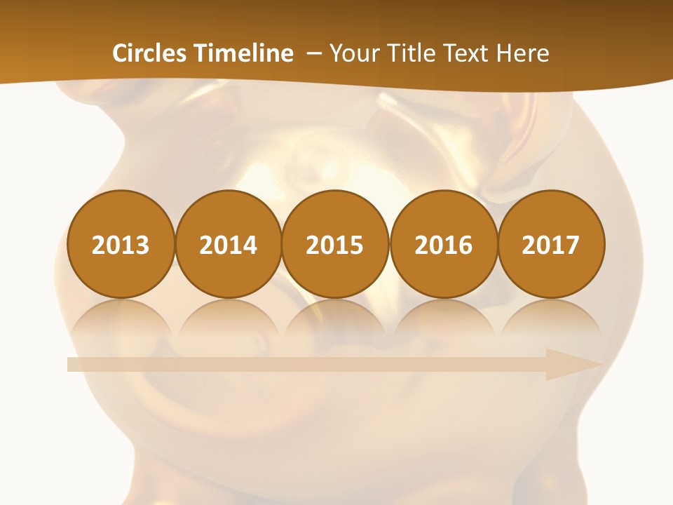 Penny Bank Piggybank Currency PowerPoint Template