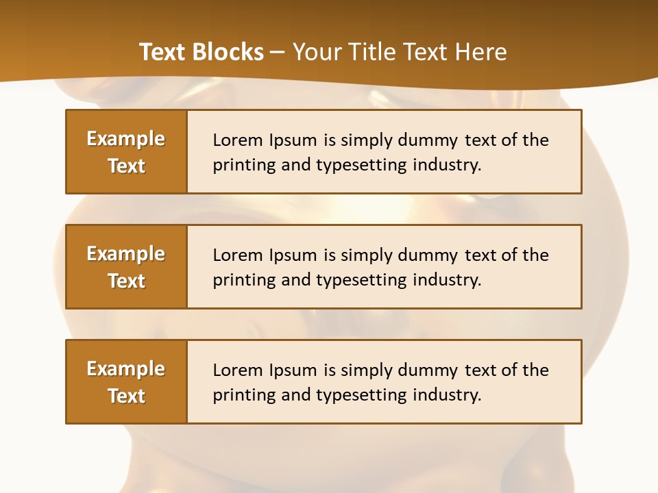 Penny Bank Piggybank Currency PowerPoint Template
