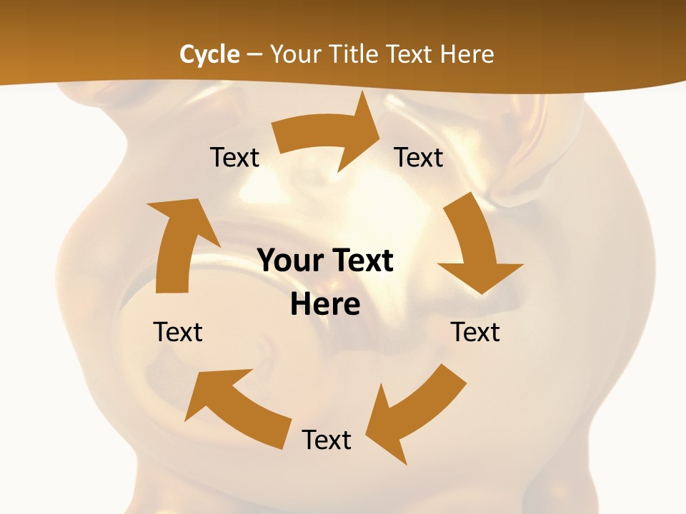 Penny Bank Piggybank Currency PowerPoint Template