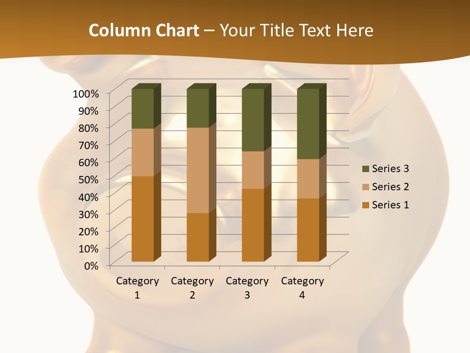 Penny Bank Piggybank Currency PowerPoint Template