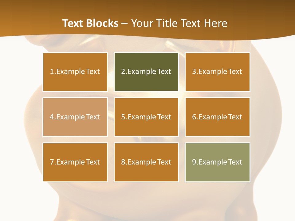 Penny Bank Piggybank Currency PowerPoint Template