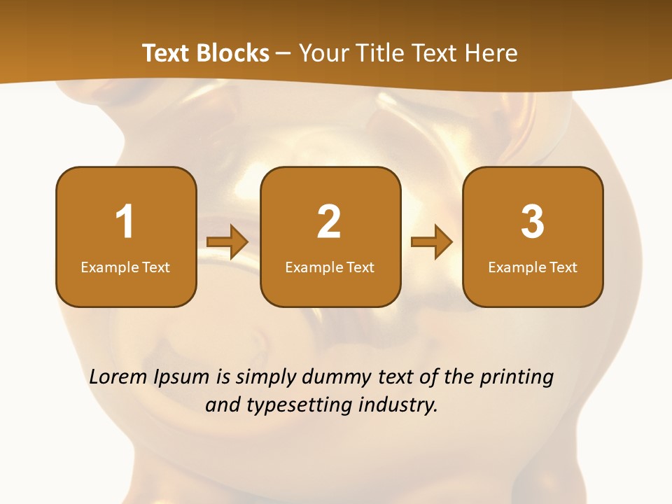 Penny Bank Piggybank Currency PowerPoint Template