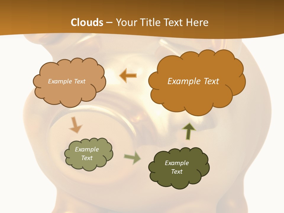 Penny Bank Piggybank Currency PowerPoint Template