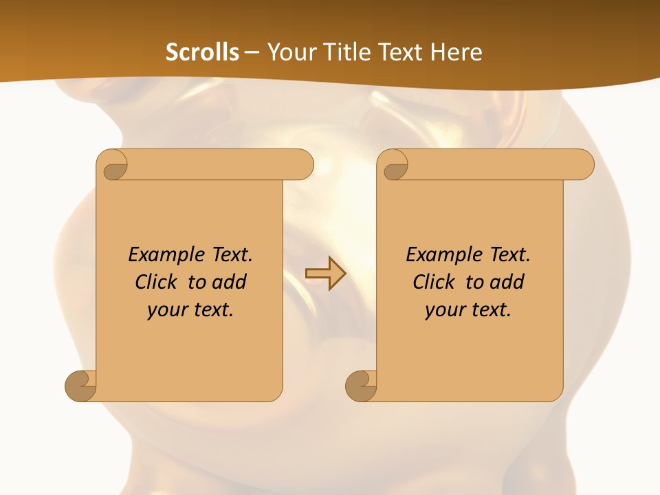 Penny Bank Piggybank Currency PowerPoint Template