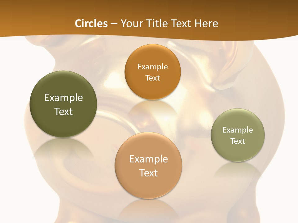 Penny Bank Piggybank Currency PowerPoint Template