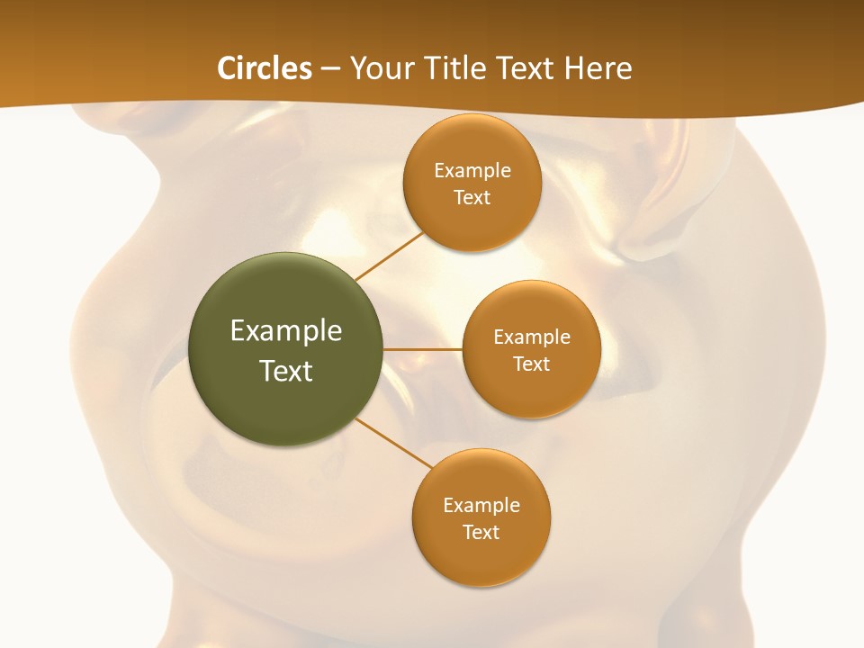 Penny Bank Piggybank Currency PowerPoint Template