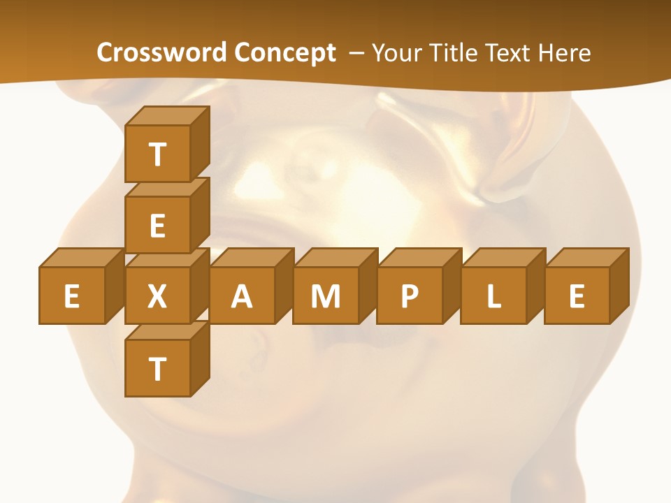 Penny Bank Piggybank Currency PowerPoint Template