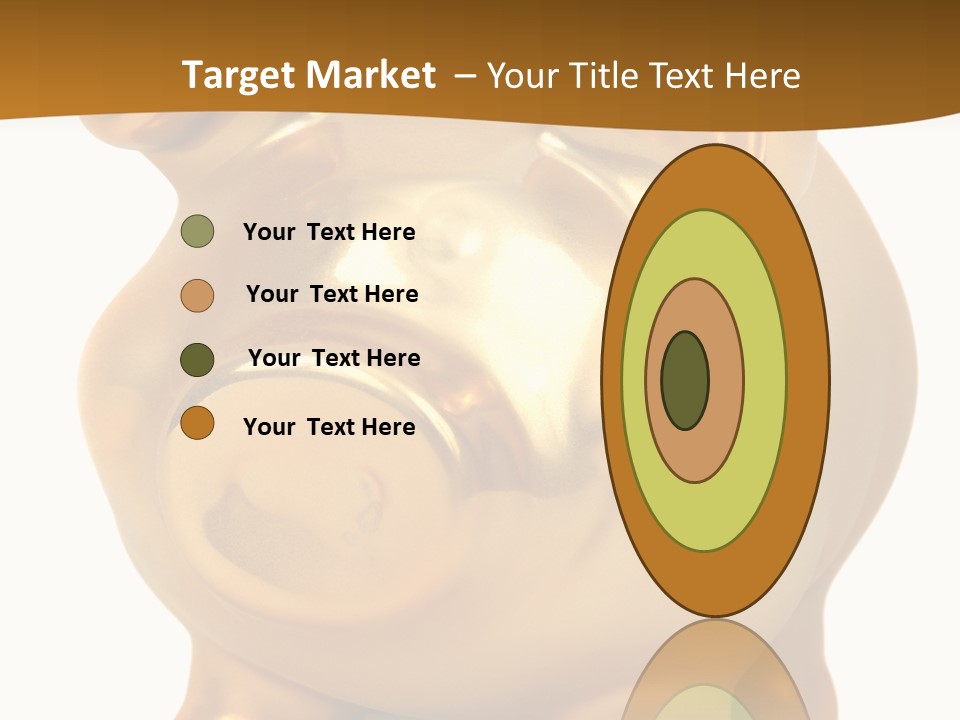 Penny Bank Piggybank Currency PowerPoint Template