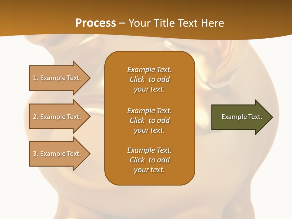 Penny Bank Piggybank Currency PowerPoint Template