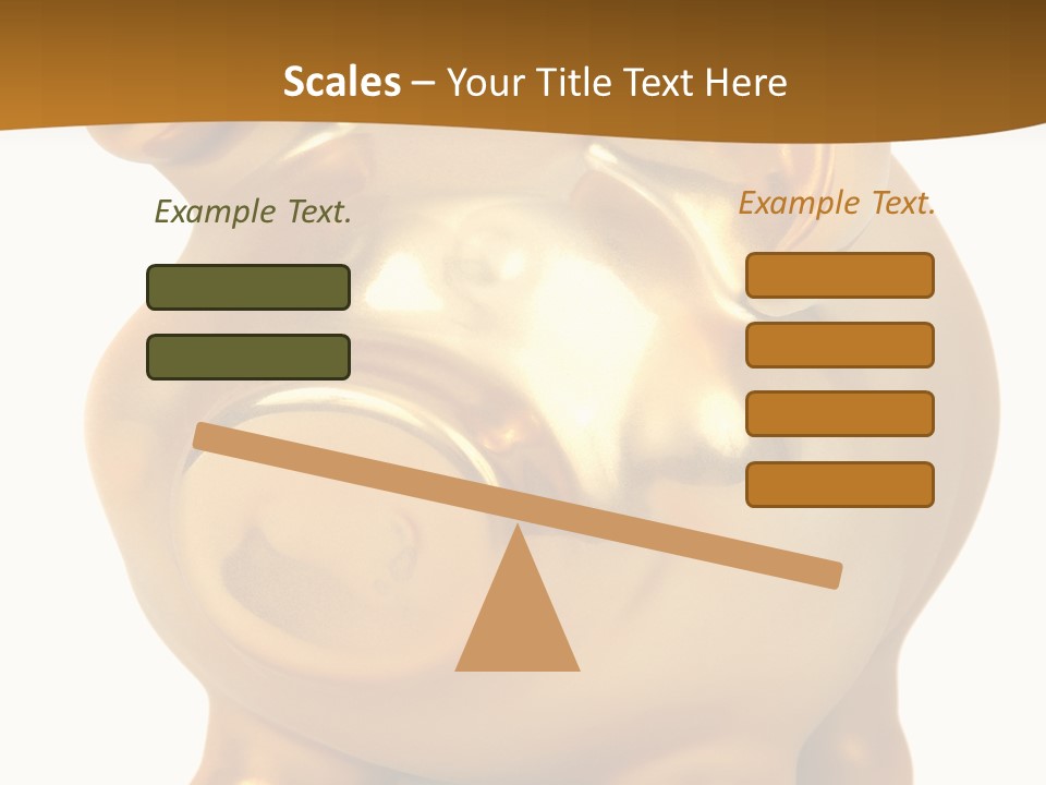 Penny Bank Piggybank Currency PowerPoint Template
