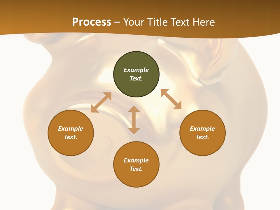 Penny Bank Piggybank Currency PowerPoint Template