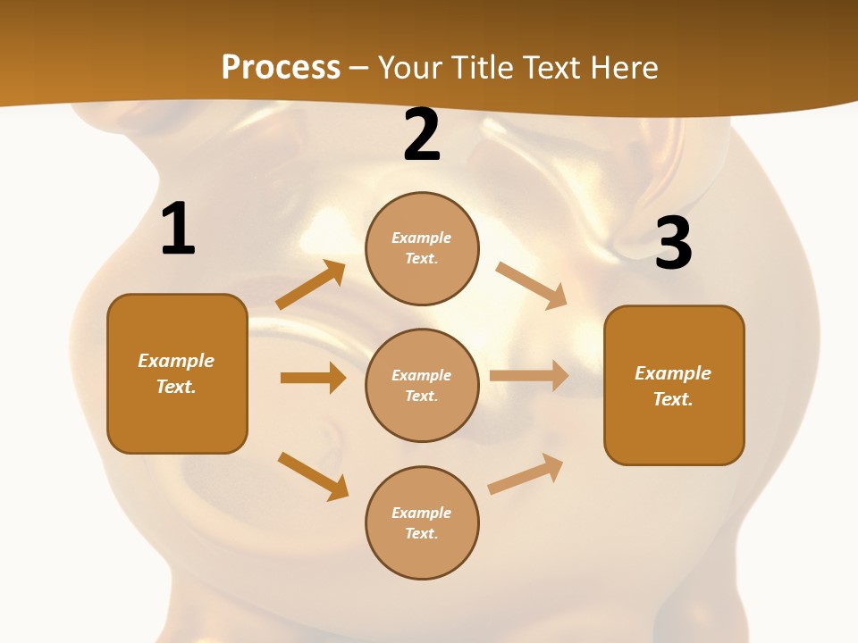 Penny Bank Piggybank Currency PowerPoint Template