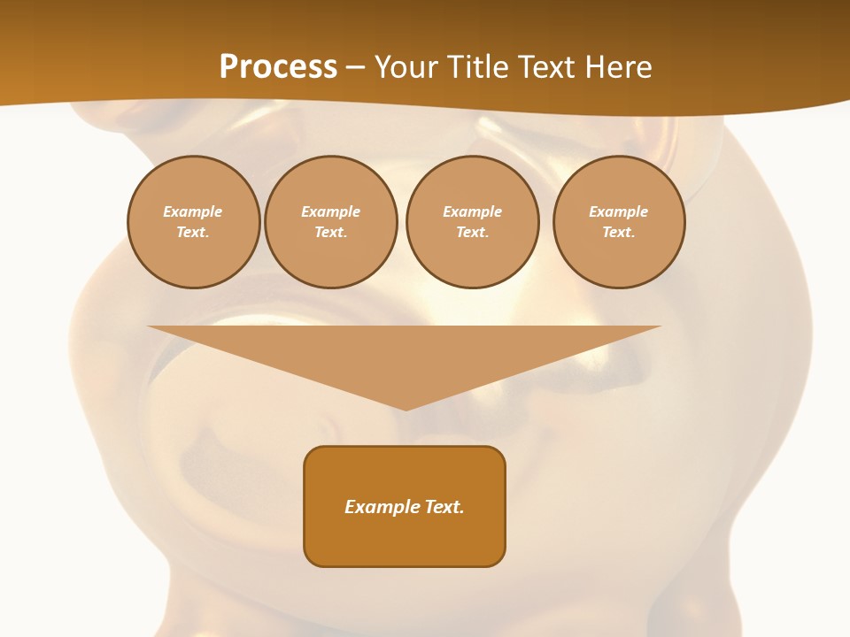 Penny Bank Piggybank Currency PowerPoint Template