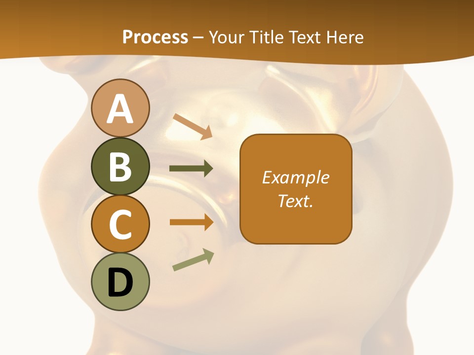 Penny Bank Piggybank Currency PowerPoint Template