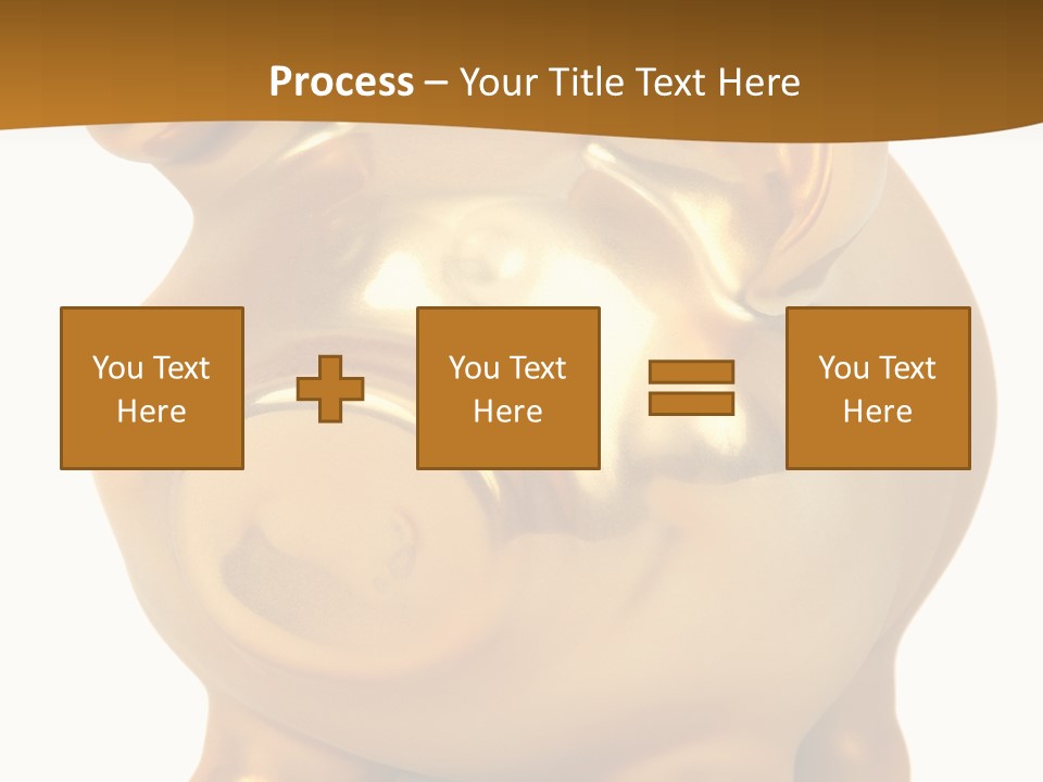 Penny Bank Piggybank Currency PowerPoint Template
